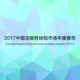 2017中国功能性硅烷市场年度报告